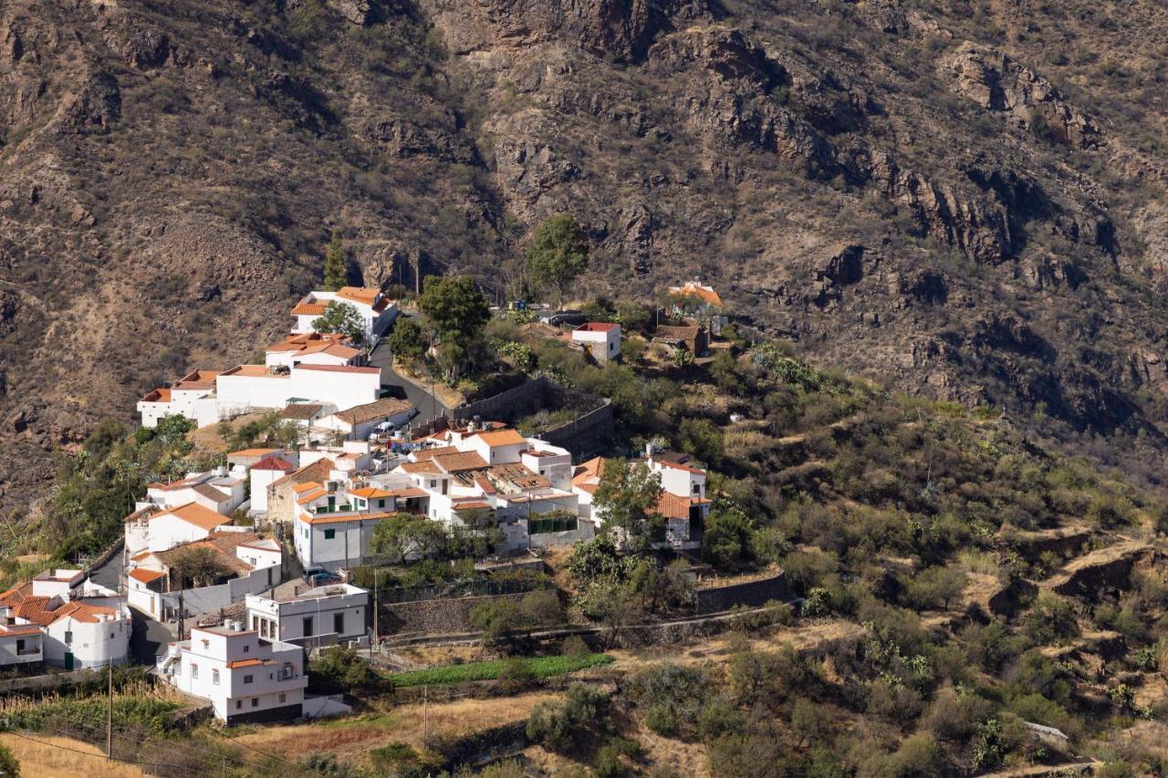 Casa Evaristo With Roque Nublo View Tejeda  Exteriér fotografie